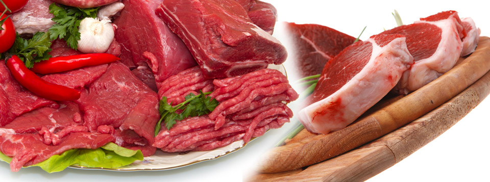 Platter of Meats | Ground Beef, Beef Roast, T-Bone Steak, etc.
